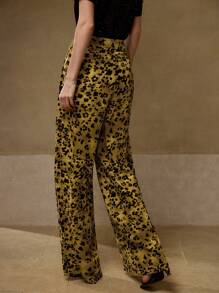 MOTF PREMIUM Weite Hose mit Allover-Muster