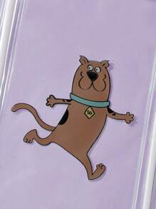 SCOOBY-DOO X SHEIN Cute Cartoon Dog Pattern Transparent Waterproof Phone Pouch, Travel Accessory - White - View 4