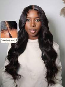 ALL READY WIG 14-26 Inch All Ready Wig Pre Bleached Pre Plucked Pre-Cut Lace Melting Lace 7x5 Glueless Lace Closure Wig 100% Human Hair 9AM HAIR
