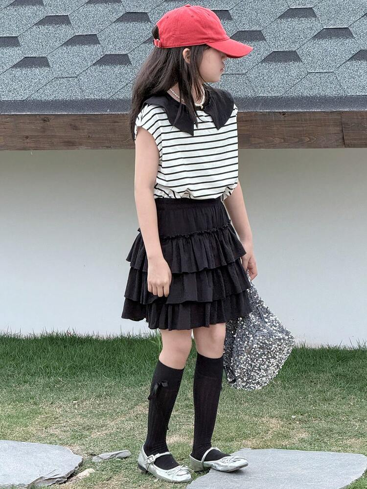 2pcs Tween Girl Autumn Outfit,Back To School Clothes