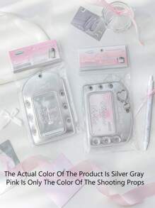 1 قطعة حامل بطاقة صور أفقي/عمودي 9.5*12سم/9.3*13.7سم من البولي يوريثان لطيف، غطاء واقي لبطاقة الهوية، مناسب لبطاقة طالب، معلم، ممرضة، لوازم ارتداء، لوازم مكتبية - وردي