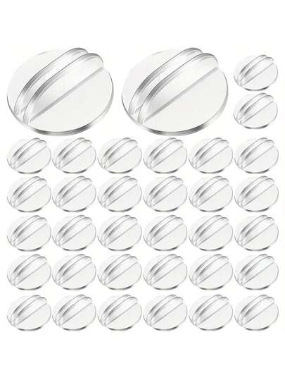 SHEIN 5/20/50pcs Business Card Holder Desk Place Card Stands Translucent Card Props Clear Paper Miniature Bases Plastic Game Stands For Game Wedding Party Price Tags Menus Labels Photos Memo Valentine's Day, Valentines Wedding, Birthday