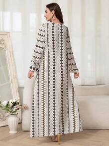 Al Najma Women's Simple Stylish Arabic Style Dress, Suitable For Summer,Modest