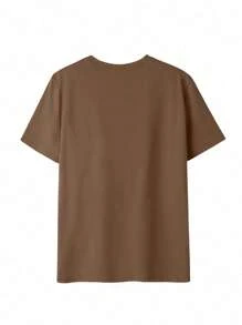 INAWLY Camiseta casual de mujer de cuello redondo y manga corta con estampado de letras