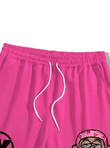 Manfinity EMRG Bộ áo thun tay ngắn và quần short nam, tối giản và thời trang, phù hợp cho mùa hè - Nhiều màu - Xem 5