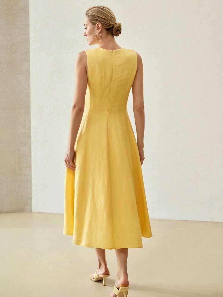 COLORBLOCK ZIPPER DRESS DRESSES FOR WEDDING EVENT