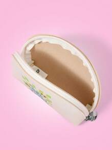 THE POWERPUFF GIRLS X SHEIN Fashion Blossom, Bubbles, Buttercup Pattern Coin Purse - Beige - View 5