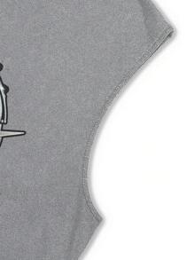 Manfinity EMRG Camiseta de tirantes minimalista y de moda para hombres, adecuada para el verano