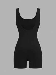 SHEIN Tween 女童修身休闲简约舒适无袖连体裤，3 色混合套装 - 彩色 - 查看 9