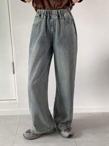DAZY Tween Girl Denim Jeans - Blue - View 1