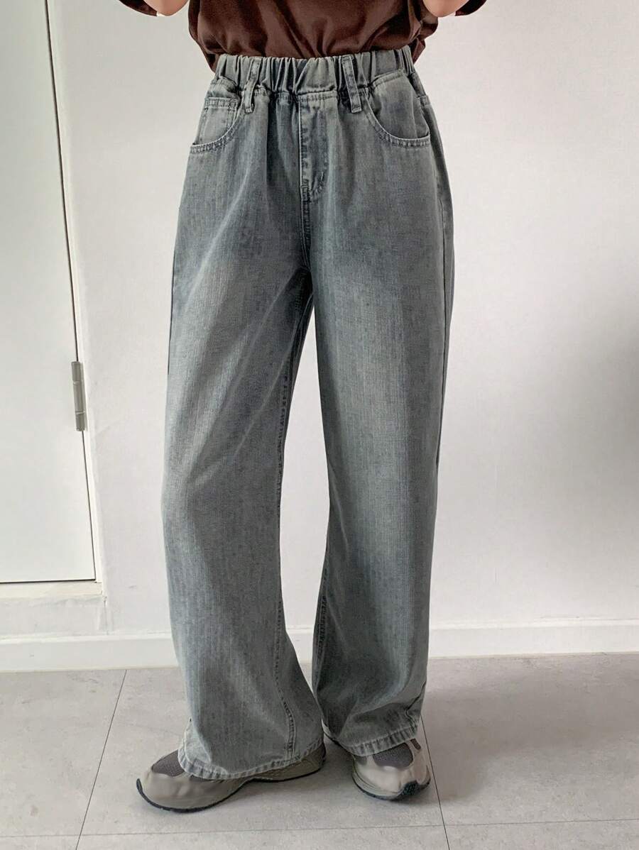 DAZY Tween Girl Denim Jeans - Blue - View 1