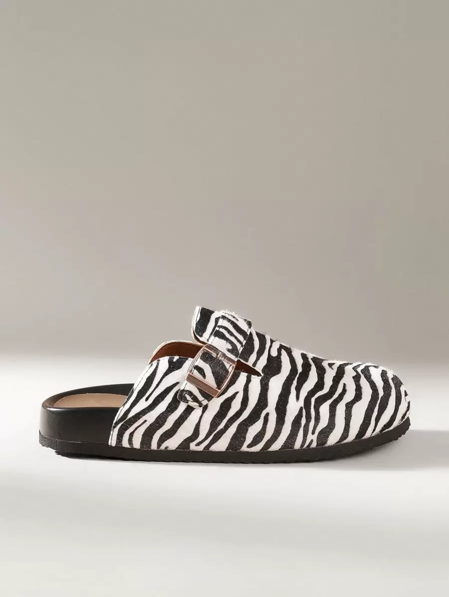 Solecia 女士时尚斑马纹平底鞋