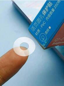 250pcs Hole Punch Protector Labels Loose Leaf Paper Hole Reinforcement Labels Round Stickers Self Adhesive Binding Paper Sticker,Back To School,School Supplies, Durable, Ease Of Use, Giftable, Versatile - Multicolor - View 6