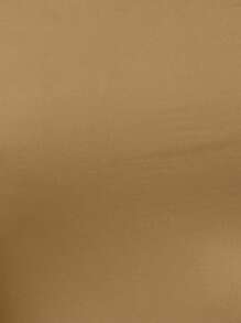 MUSERA Asymmetrical Shoulder Flared Jumpsuit Sexy Club Spring Summer Vacation Elegant - Camel - View 6