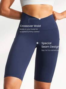 GLOWMODE 10" FeatherFit™ Cyclist Anti-Slip Bike Shorts Low Impact Running Gym Workout Summer