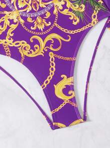 Swim Vcay Two Pieces Swimsuit, Push Up, With Steel Rings, Patented Print, Copyright Purchased - Multicolor - View 4