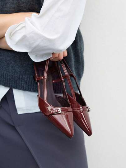 CUCCOO BIZCHIC Tacones de plataforma con bordados calados de moda para mujer