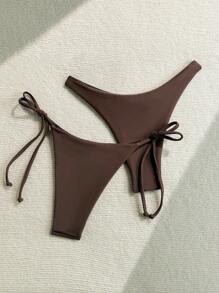 Swim Chiccia 2pcs/Set Women Triangle Bottom Bikini Set For Summer Beach Vacation