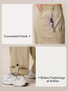 OutZeal Pantalones casuales de unicolor para mujer, OutZeal para senderismo