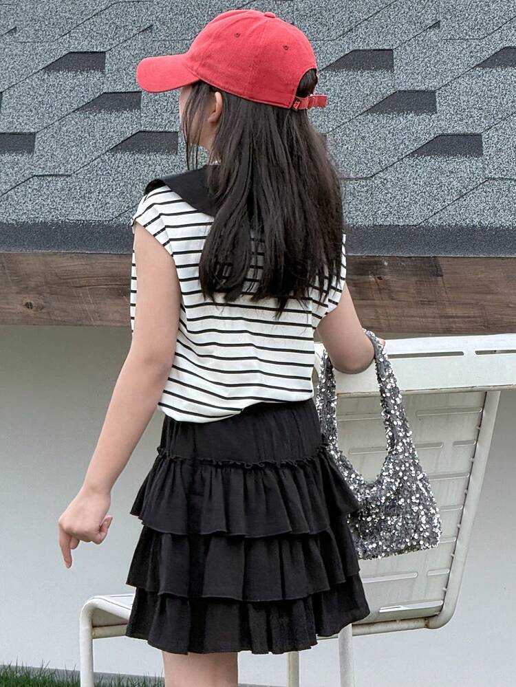 2pcs Tween Girl Autumn Outfit,Back To School Clothes