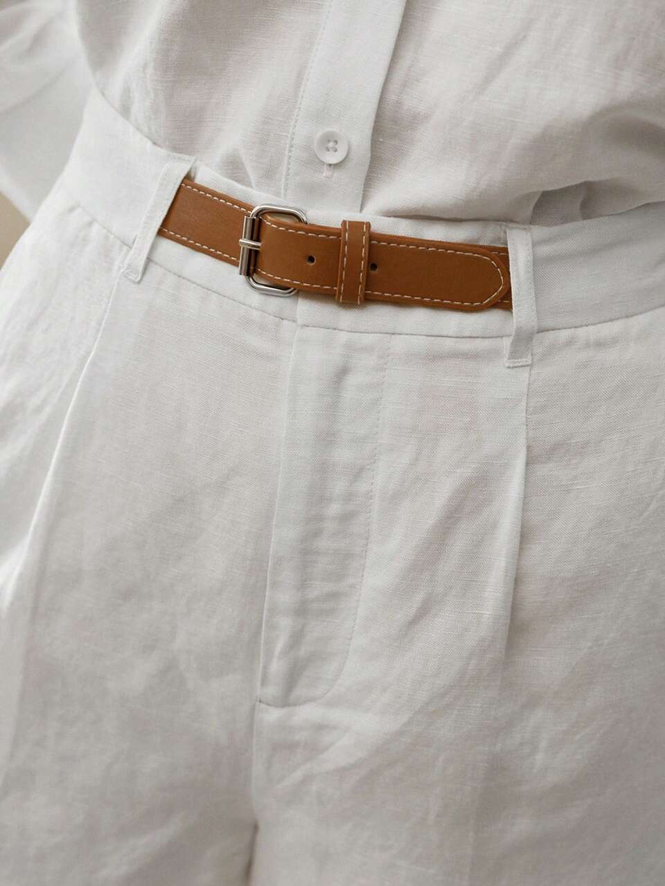 MOTF LINEN PRESS CREASE SHORTS
