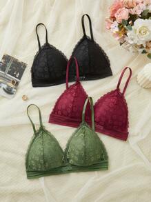 Multi-Pack (3pcs) Wireless Lingerie Bra Set
