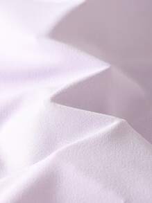 SHEIN 女婴春季服装套装，可爱蕾丝蝴蝶结上衣 + 百褶裙，2 件套