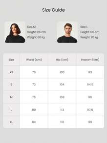 GLOWMODE 26'' Everyday Fleece Unisex Adjustable Drawstring Waist Tapered Joggers Pants With Side Pockets Daily Casual Fall Winter