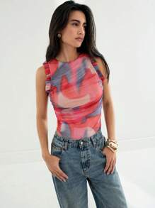 Maija 2025 Spring/Summer New Style Casual Fashionable Comfortable Women Bodysuit - Red - View 4