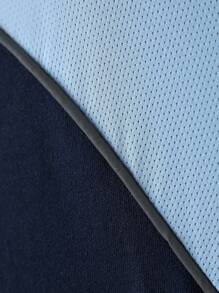 JNSQ 返校服，青少年女孩和男孩运动服，儿童秋冬运动长袖 T 恤，儿童圆领撞色反光带趣味字母印花长袖 T 恤，适合秋冬日常穿着、户外活动、度假、街头风格、派对和休闲 - 彩色 - 查看 9