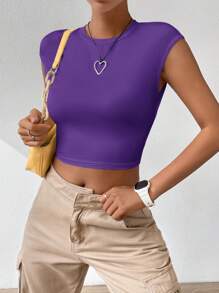 Firerie Slim Fit Twist Back Short Sleeve T-Shirt, Minimalist & Fashionable, Suitable For Summer