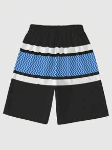 Manfinity Dauomo Men's Regular Casual Shorts, Simple Fashion Suitable For Summer - Multicolor - View 2