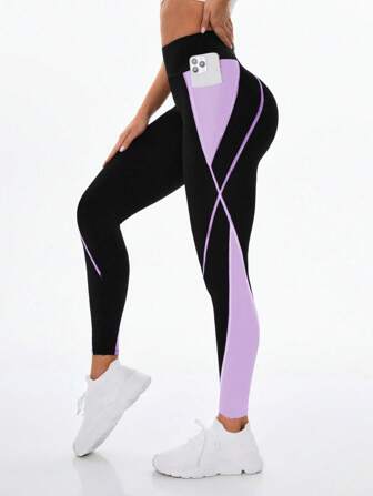 Exploreva Minimalistiska sportleggings, lämpliga för yogabyxor för kvinnor