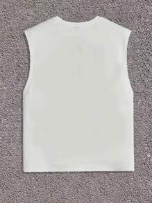 Manfinity Dauomo Men's Simple And Fashionable Tank Top, Suitable For Summer - Multicolor - View 2