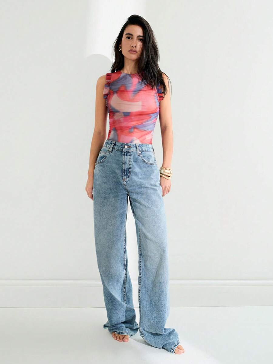 Maija 2025 Spring/Summer New Style Casual Fashionable Comfortable Women Bodysuit - Red - View 1