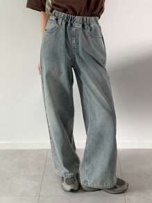 DAZY Tween Girl Denim Jeans - Blue - View 6