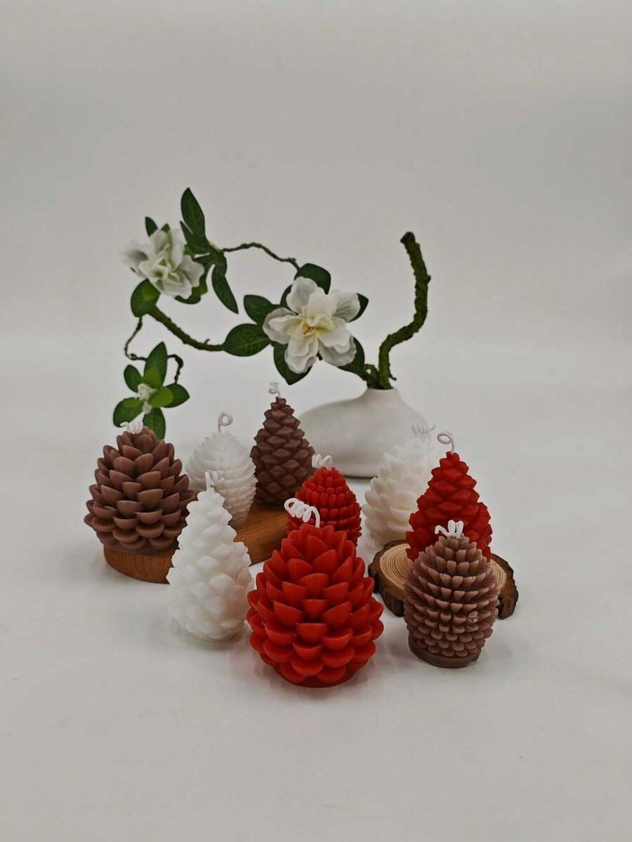 松香薰蜡烛,INS 风格家居装饰礼品、房间装饰、礼品 - 彩色 - 查看 1