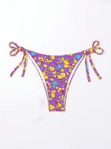 SHEIN Swim Willekeurige afdruk strand zwembad zwembroek zomeroutfits voor vrouwen