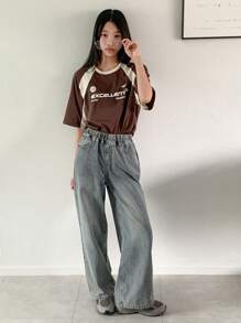 DAZY Tween Girl Denim Jeans - Blue - View 5