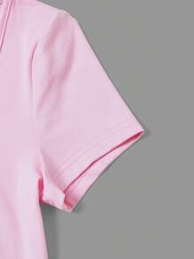 SHEIN EZwear 4 件装女士休闲简约纯色针织 T 恤 - 彩色 - 查看 12