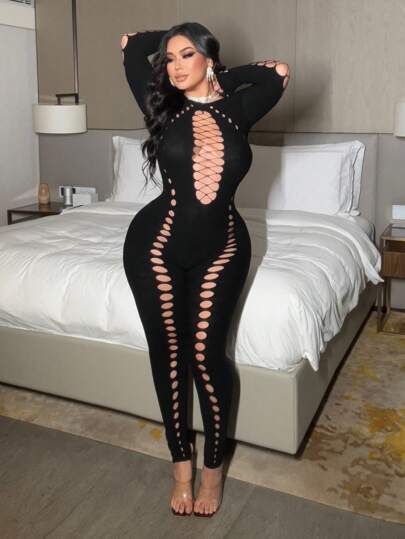 NU&NOW Plus Size Women's Minimalist Fashion Summer Jumpsuit Fall Cloth For Women