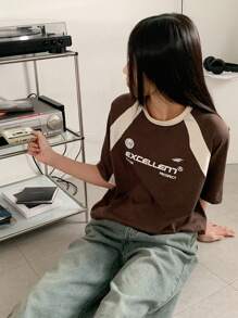 Dazy Kids Tween Girl' T-Shirt, Autumn - Brown - View 5