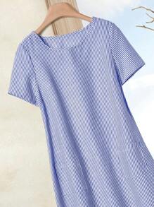 Rusticease 适合夏季的女士简约休闲迷你连衣裙