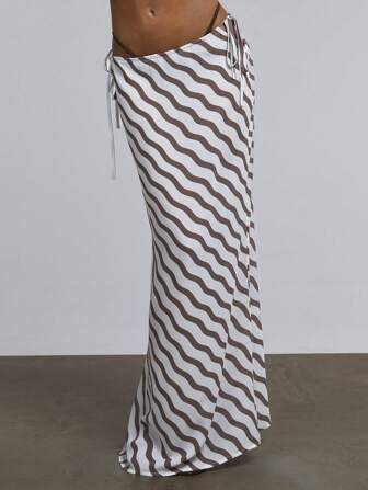 Athîral 女式大码基本款休闲夏季半身裙