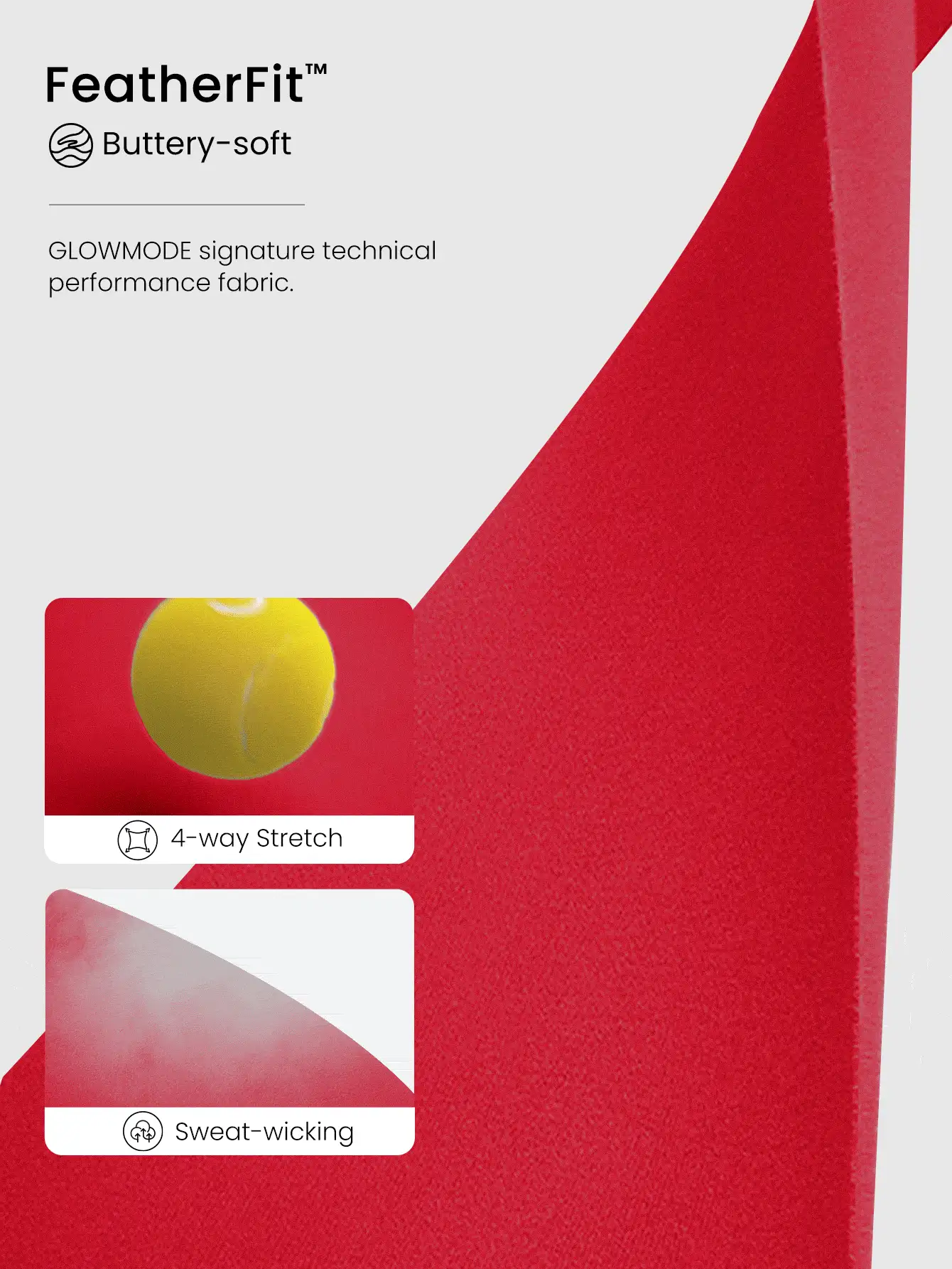 GLOWMODE 24英寸featherfit™交叉緊身褲