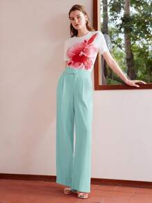 MOTF PREMIUM PRESS CREASE SLANT POCKET SUIT PANTS - Green - View 4