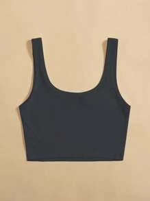 SHEIN Unity 女士纯色吊带背心，简约时尚，适合夏季