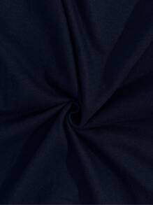 RueChic Men Striped Pants Striped Pocket Regular Longsleeve Homewear Set - Navy Blue - View 7