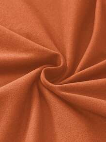 2pcs/Set Young Boy Graphic Letter Printed Color Block Round Neck Tee And Patch Pocket Shorts For Summer - Orange - View 6