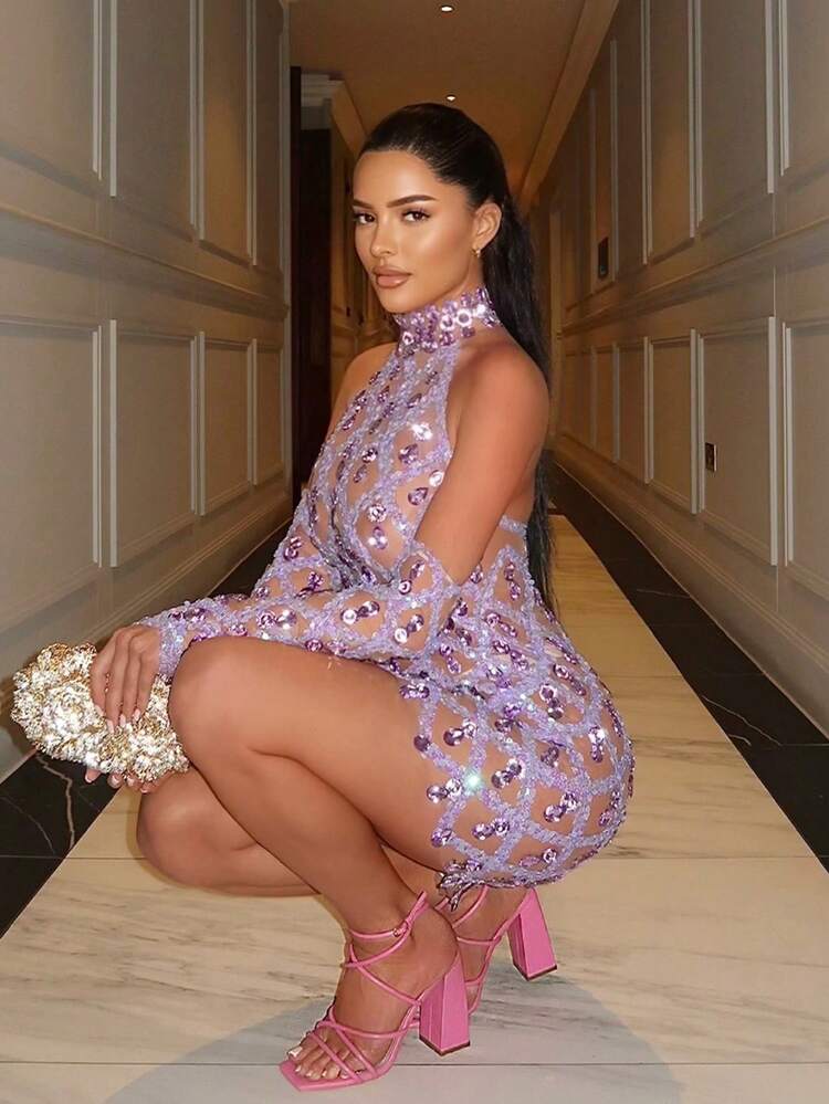 CUCCOO SZL Sandálias com Salto Bloco na Moda, com Cadarço, Estilo Elegante e Chique para Festa, Halloween, Natal, Festa Disco, Noite de Saída, Outono